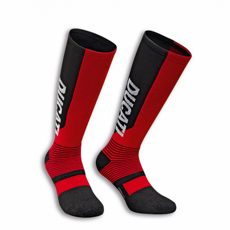Ducati Warm Up 2 Tech Socks Red