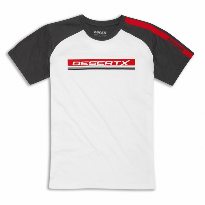 Ducati Desert X T-Shirt Mens White/Black