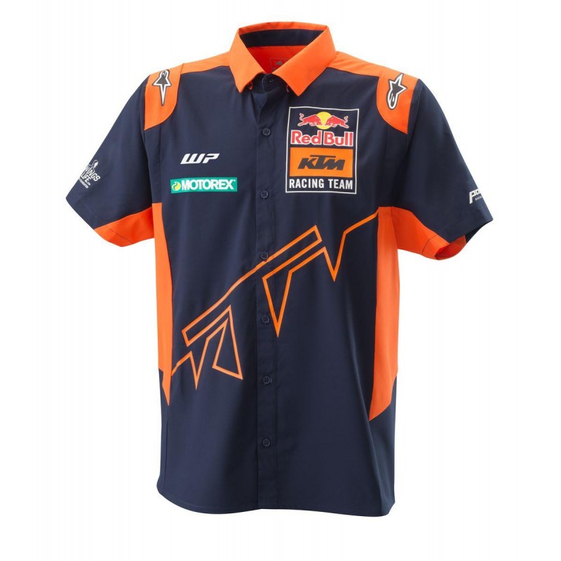 Red Bull KTM Replica Racing Team Shirt Mens