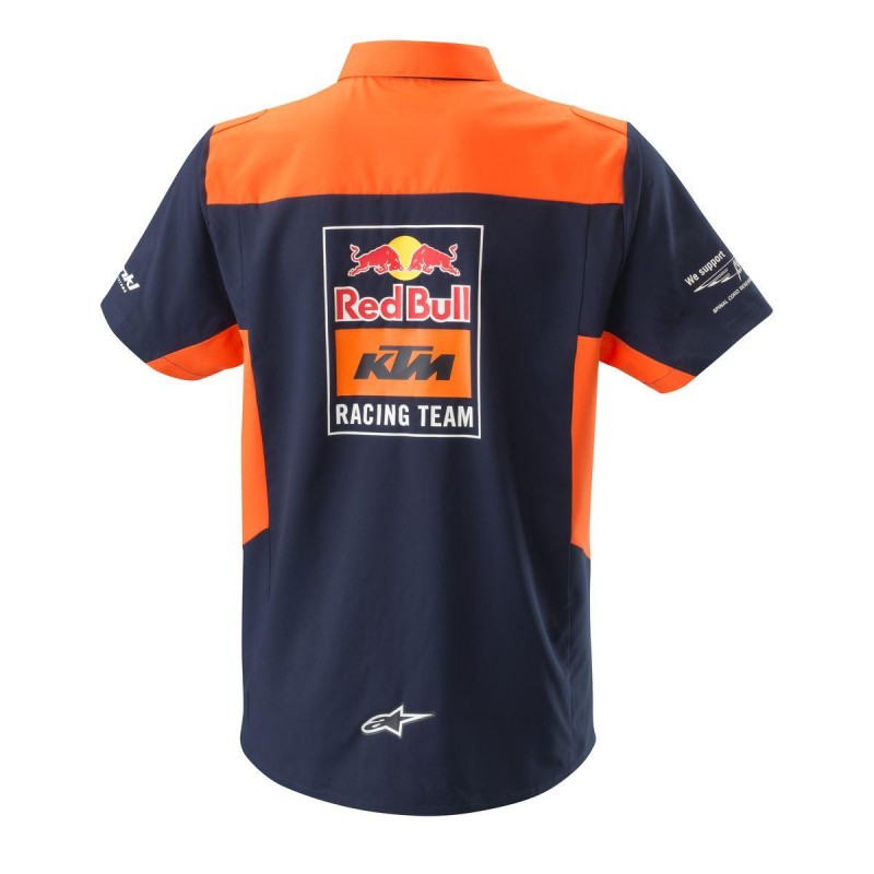 Red Bull KTM Replica Racing Team Shirt Mens