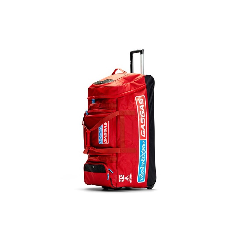 Troy Lee Designs Albek GASGAS Meridian Wheeled Gear Bag Red